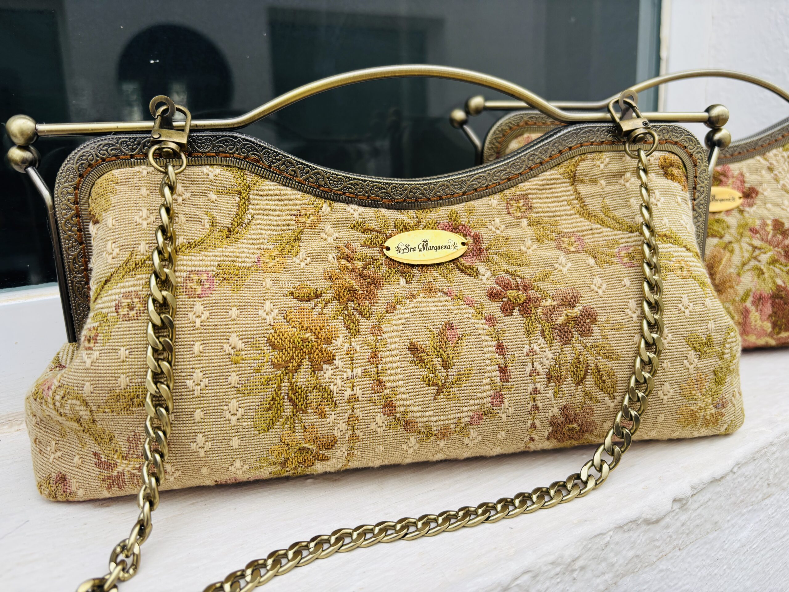 BOLSO MARKESSA VINTAGE JARDÍN grande
