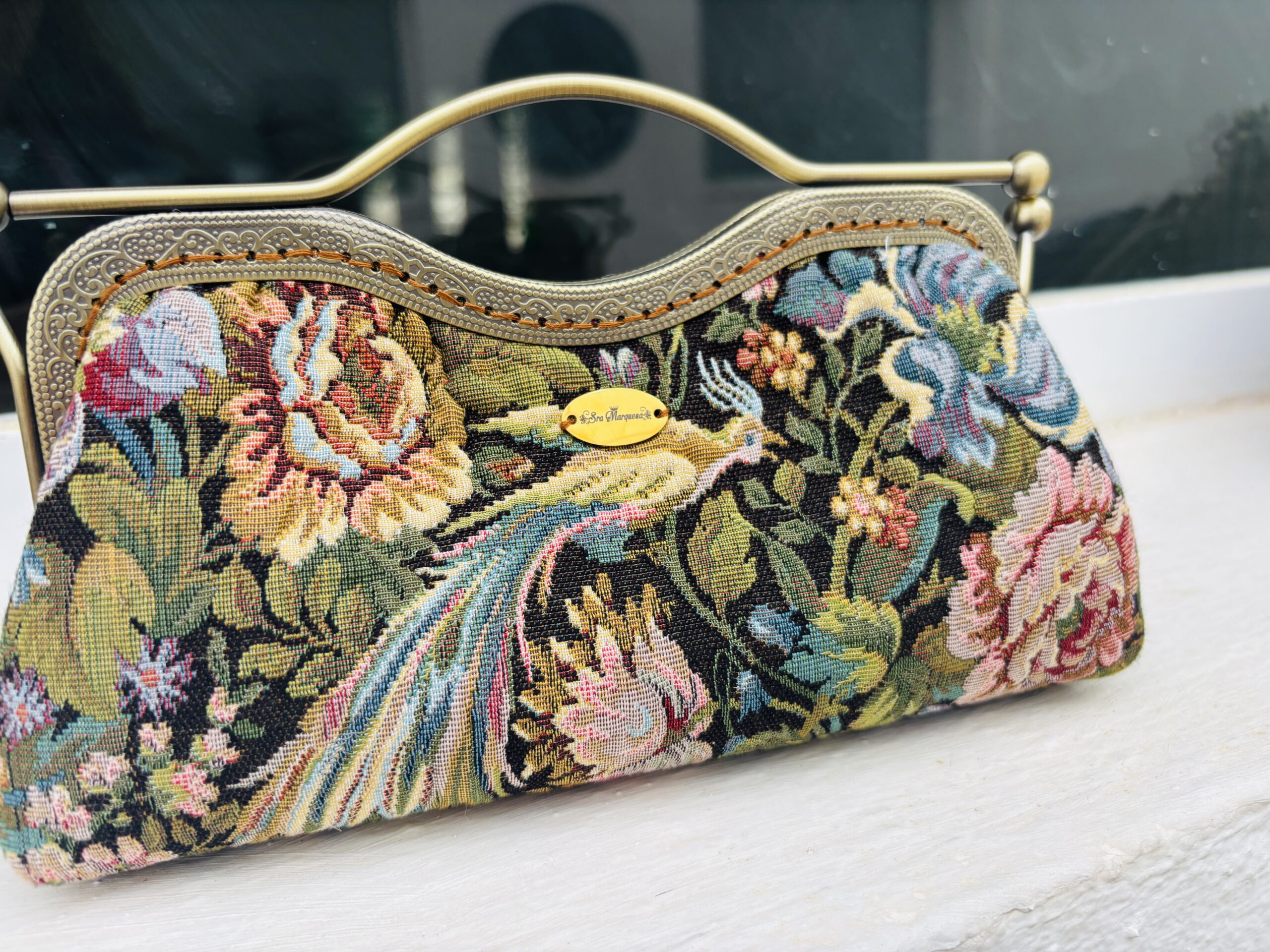 BOLSO MARKESSITA VINTAGE Jardín del Paraíso MEDIANO - Imagen 2