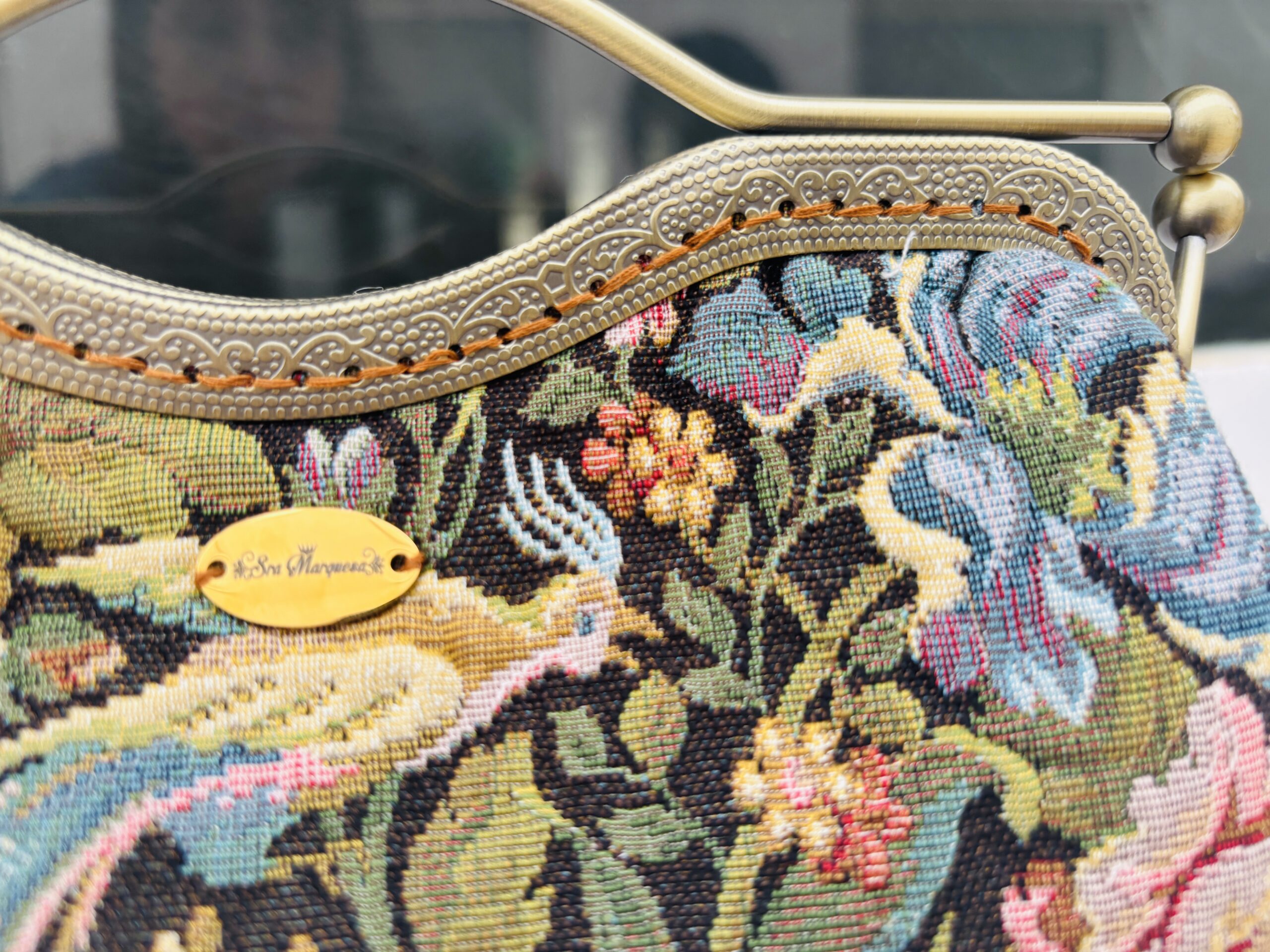 BOLSO MARKESSITA VINTAGE Jardín del Paraíso MEDIANO - Imagen 4